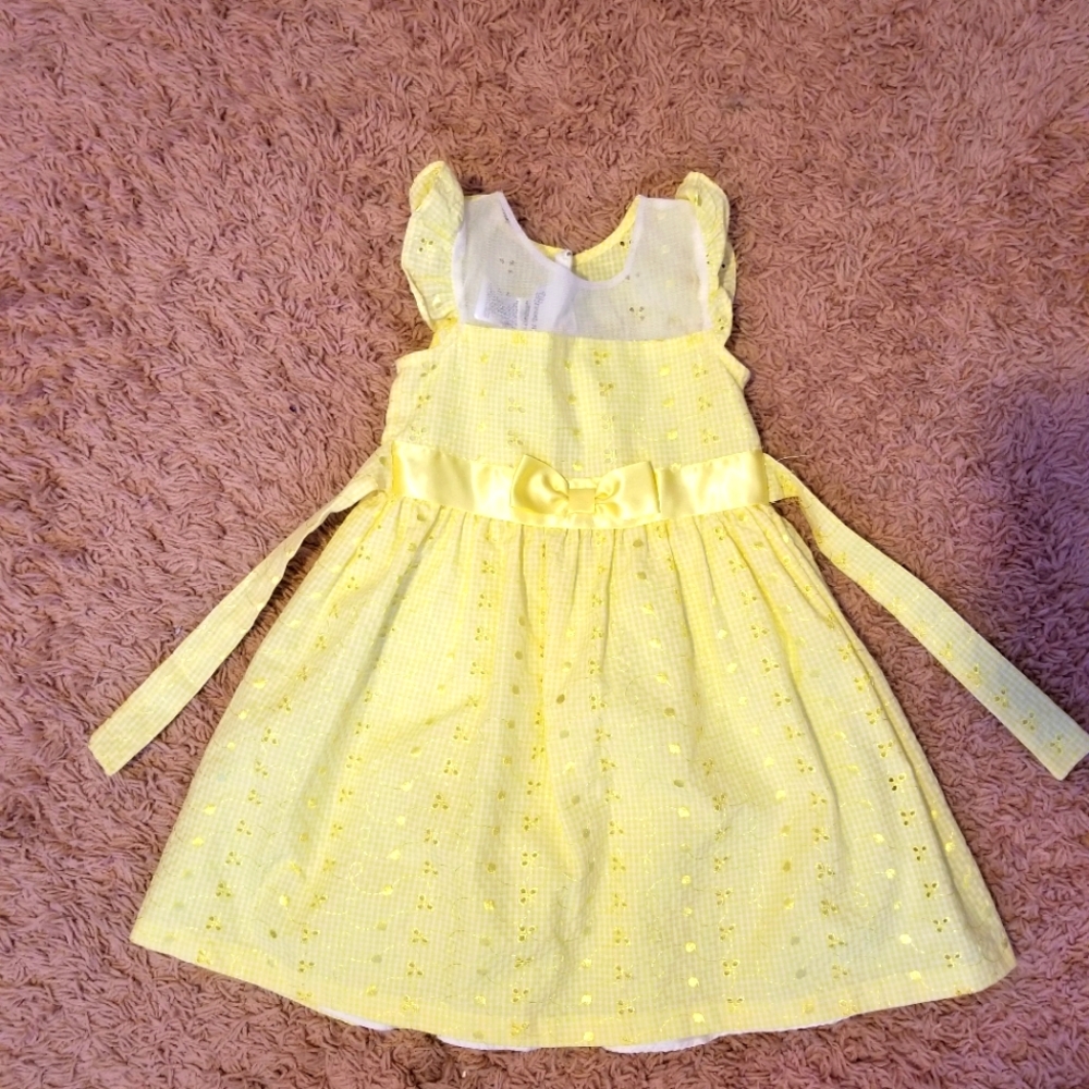 Bonnie Jean size 6 yellow dress